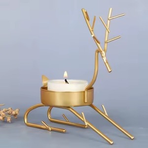 Handmade Metal Candle Decor Christmas <b>Tealight</b> <b>Holder</b> for Winter Celebrations - Product Image 2