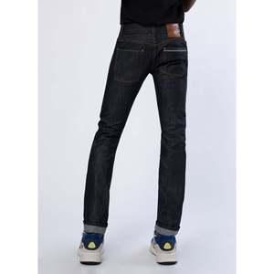 Pantalon Vintage en Denim Déchiré pour Hommes Retro High Street Style Blue Skinny Jeans avec Zip Fly - Product Image 3