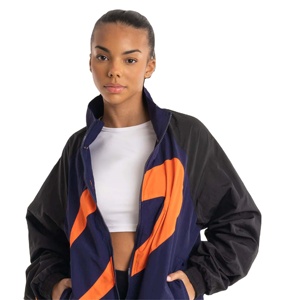 Chaqueta ligera para correr para mujer-Slim Fit, manga larga, cremallera completa, Top elástico de yoga y entrenamiento con agujeros para los pulgares - Product Image 1