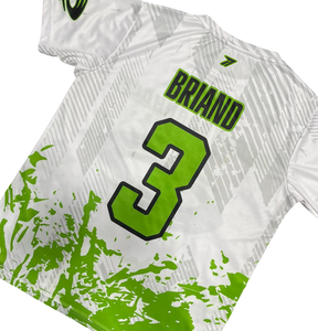 Pinstripe Soccer Uniform Men Adult Classic Style Breathable Jersey <b>Polyester</b> Custom Number Name Logo Wholesale Factory Direct - Product Image 3
