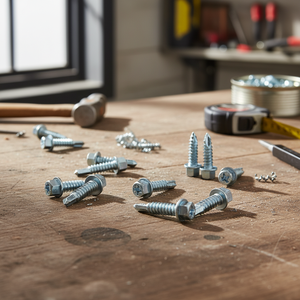 Hex Head Self-Drilling <b>Screws</b> Class 8 Carbon Steel Zinc/Galvanized Inch/Metric Roofing Structural OEM Available PDC - Product Image 1