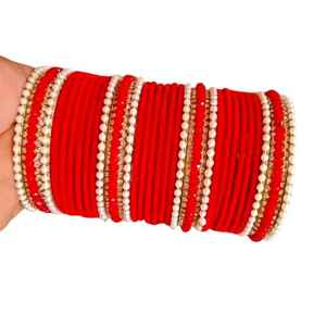 Factory Direct Sales <b>Copper</b> Alloy Silver Plated Geometric Trendy Bangles Sets Islamic Religious Women's Churiyan Sets Adults - Product Image 1