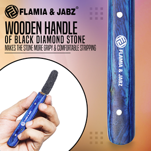 FLAMIA & JABZ Dog <b>Nail</b> <b>File</b> Blue Plastic Handle Soft Brush For Dogs Grooming Tool Modern Design Metal stripping stone - Product Image 5