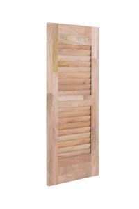 Solid Wood Louvered <b>Shutters</b> Farmhouse Barn Door Interior Window Panels Rustic Decor for Bedroom Kitchen Modern Home Use - Product Image 3