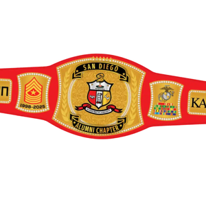 Cinturón de Campeonato de Alta Calidad de la Capítulo de Alumni de San Diego de Phi Beta Sigma Alpha Psi - Product Image 2