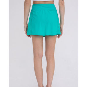 Fournisseur direct d'usine OEM, jupes de sport pour femmes de haute qualité, taille haute, mini, respirantes, antibactériennes, séchage rapide, professionnelles - Product Image 3