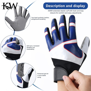 Softball Batting <b>Gloves</b> Adult Custom Quality Baseball Batting <b>Gloves</b> Sialkot Cowhide Leather Customized XXS to 3XL Excellent - Product Image 3