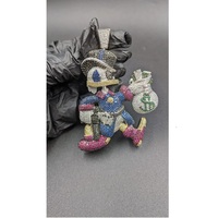 Colgante de Plata de Ley 925 con Diseño de Bolsa de Dinero de Dibujos Animados, Moissanita VVS, Chapado en Plata, Estilo Hip Hop, Lujoso, Colorido, Unisex