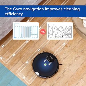 หุ่นยนต์ดูดฝุ่นและถูพื้น NOISZ S8 Pro 2 in 1, แรงดูด 2000Pa, วางแผนเส้นทางอัตโนมัติ, ระบบเพิ่มแรงดูดอัตโนมัติบนพรม, เหมาะสำหรับพื้นแข็ง - Product Image 3