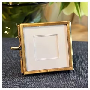 High Quality <b>Metal</b> Glass Photo <b>Frame</b> Stylish Picture Display Contemporary Home Decor - Product Image 1