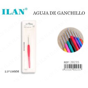 Uncinetto da 2,5 mm x 138 mm con impugnatura morbida per lavorare a maglia - Product Image 3