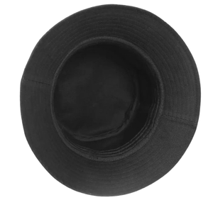 Chapeau Bob Noir Premium Personnalisable avec Logo OEM ODM, Casquette Streetwear en Coton de Haute Qualité, Unisexe, Tendance, pour l'Extérieur, Vente en Gros, Faible MOQ - Product Image 3