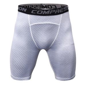 Mallas de compresión personalizadas para hombre, pantalones cortos de compresión de cintura alta, 100% poliéster, para gimnasio, Fitness, entrenamiento, correr, nuevo diseño - Product Image 4