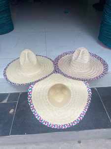 Sombrero Mexicano de Paja de Alta Calidad, Estilo Nuevo, Divertido para Fiestas, Colorido, Sombrero de Santa Claus Mexicano - Product Image 2