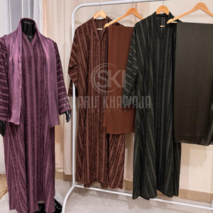 Precio al por Mayor, Nueva Abaya Casual de Moda para Mujer, Manga Larga, Largo hasta el Suelo, Personalizada, de Alta Calidad, Ligera, Transpirable, para Uso Diario - Product Image 4