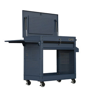 Armoire industrielle CSPS 79 cm en acier bleu, personnalisable, support OEM, capacité 135 kg, système de verrouillage à clé, roulement à billes 1 - Product Image 2