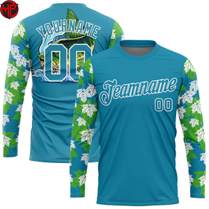 Camiseta de Pesca Personalizada de Manga Larga, Transpirable, 100% Poliéster, Elástica en 4 Direcciones, Sublimación por Tinte, UPF 50, para Pesca con Mosca - Product Image 5