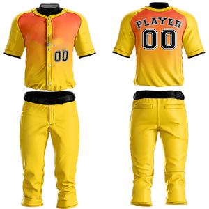 Uniforme de Béisbol Clásico de Manga Corta para Hombre, Uniforme de Equipo Personalizado y Cómodo, Conjunto de Uniforme de Béisbol y Sóftbol de Alta Calidad - Product Image 5