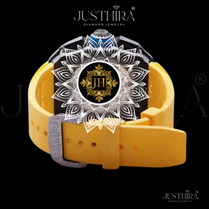 Montre en acier inoxydable de qualité supérieure avec diamant moissanite et quartz, pour femme, design fin, cristal saphir antique, étanche - Product Image 3