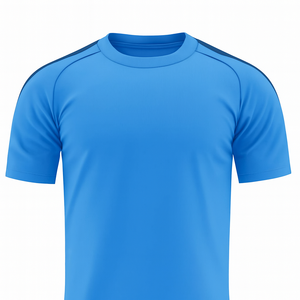 Men's Blue <b>Soccer</b> Jersey Set Short Sleeve Crew Neck Moisture Wicking Polyester Uniform All Seasons Adult Sportwear - Product Image 5
