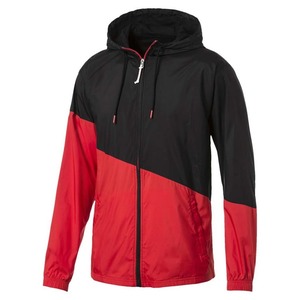 Veste coupe-vent chauffante pour homme avec fermeture éclair, respirante, pour le sport en plein air, col rond, motif lettres, rembourrage en coton - Product Image 1