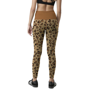 Mid Women's Yoga <b>Leggings</b> Breathable Stretch Knitted UV Protection Eco-Friendly Quick Dry Knee-Length Sports Running Sublimated - Product Image 5