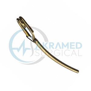 High Quality Yasargil Temporary Occlusion Clip 15mm Slightly Curved Jaw Stainless Steel <b>Neurosurgery</b> <b>Instrument</b> CE Certified - Product Image 4