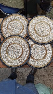 Large <b>Beaded</b> table <b>placemats</b> Beautiful for a modern home - Product Image 3