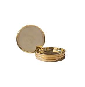 Plateau de service en laiton de qualité supérieure, artisanal traditionnel, pour la décoration de la maison - Product Image 1