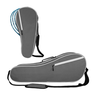 Sac de raquette de tennis personnalisé, imperméable, capacité 30-40L, tissu polyester lisse, confortable, respirant, fermeture éclair, 7 - Product Image 1