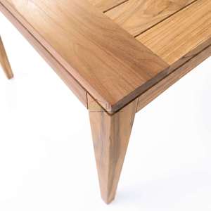 Mesa de Comedor Rectangular Moderna, Ecológica, Multifuncional, Diseño Minimalista, Mueble Estable para Apartamento u Hotel - Product Image 5