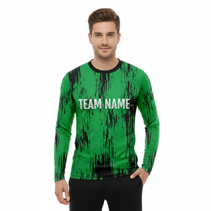 T-shirts personnalisés élégants à manches longues, impression par sublimation personnalisée, commandes en gros, prix bas - Product Image 3