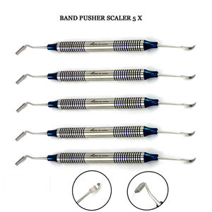Juego de 5 piezas de acero inoxidable reutilizables para colocación de bandas, raspador, ortodoncia, sonda dental, Shuja, quirúrgico - Product Image 1