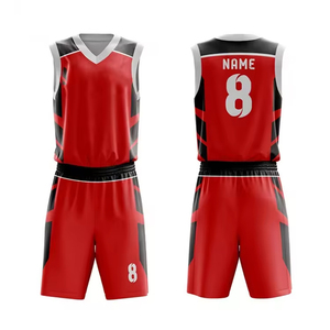 Uniforme de Baloncesto Personalizado para Hombre, Ropa Deportiva de Secado Rápido de Primera Calidad, Último Modelo de Uniforme de Baloncesto con Nombre del Equipo, Proveedor Mayorista - Product Image 2