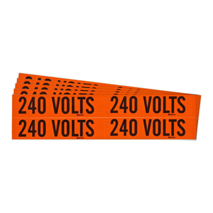 Brady Self-Adhesive Conduit <b>Labels</b> 240V for Industrial Electrical Equipment - Product Image 2