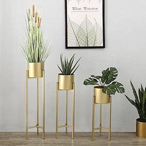 Maceta Metálica Premium a Bajo Precio, Decorativa para Plantas de Interior y Exterior, Jardín, Balcón y Decoración del Hogar - Product Image 2
