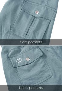 Pantalon de jogging cargo slim pour homme 100% Coton Respirant Imperméable Taille mi-haute Style décontracté Teint en pièce Délavé à l'acide Haute qualité - Product Image 6