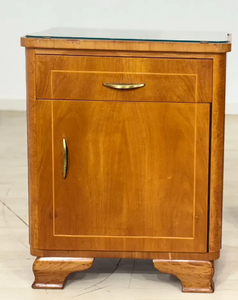 Mesita de Noche Moderna Minimalista de Madera Ecológica de la Mejor Calidad con Cajones, Diseño Europeo para Dormitorio y Sala de Estar - Product Image 6