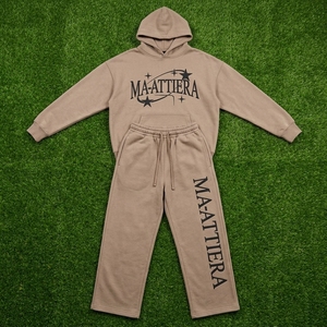 Conjunto Deportivo de Dos Piezas para Mujer, Sudadera Holgada y Pantalones Anchos, Ropa Casual Premium de Estilo Urbano - Product Image 5