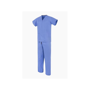 Ensemble de blouses médicales unisexes personnalisables avec votre propre design, tissées, extensibles, coupe ajustée, style jogger, uniforme d'hôpital avec coutures invisibles - Product Image 3