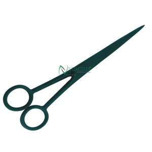 Tijeras de Peluquería de Acero Inoxidable Plegables para Diestros con Mango con Recubrimiento de Color, Reposamanos Ajustable y Hoja Afilada - Product Image 5