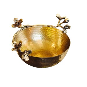 Elegant Handcrafted Modern Luxury Eco-Friendly Customizable Metal Bowl Stainless Steel <b>Dinnerware</b> Serving Bowl Home Hotel - Product Image 6