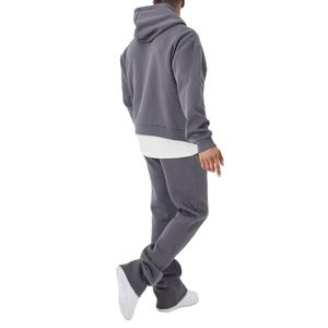 Custom Logo Blank Cotton Flared Men Running Tracksuits Jogging Suits Streetwear Hoodie & <b>Joggers</b> Men's Set Sweatsuits 2026 - Product Image 5