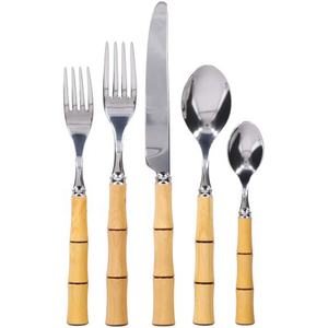 Cubiertos reutilizables de la mejor calidad para restaurante de bodas, cubiertos pulidos con espejo dorado de acero inoxidable de lujo - Product Image 2