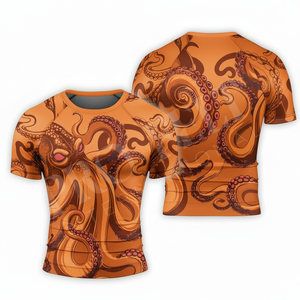 เสื้อรัดรูปออกกำลังกาย แขนยาว ป้องกันรังสียูวี ระบายเหงื่อได้ดี พิมพ์ลายแบบซับลิเมชั่นตามสั่ง - Product Image 6