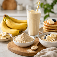 Groothandel Bananenpoeder Instant Bananenpoeder Natuurlijk Fruit Ingrediënt Bulk Leverancier voor Drankproductie