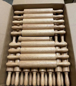 VietChoice Wooden Rolling Pin Baking Tool Oven Safe Dishwasher Safe Eco-Friendly MADE IN VIETNAM - Product Image 5