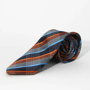 Cravate d'uniforme tissée respirante de haute qualité avec broderie de logo personnalisé, cravate de cérémonie maçonnique - Product Image 2