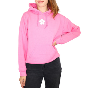 New High Quality Women's Custom OEM Logo 100% Cotton Fleece Streetwear Winter Hoodie with Front Custom Design Sale Price - Product Image 6