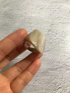 Cuerno de búfalo ajustable, anillos de joyería de moda, artesanías naturales de calidad con personalización para niñas de Falak World Export - Product Image 2